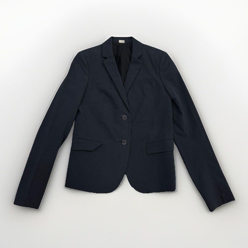 Helmut Lang Navy Two-Button Tailored Blazer